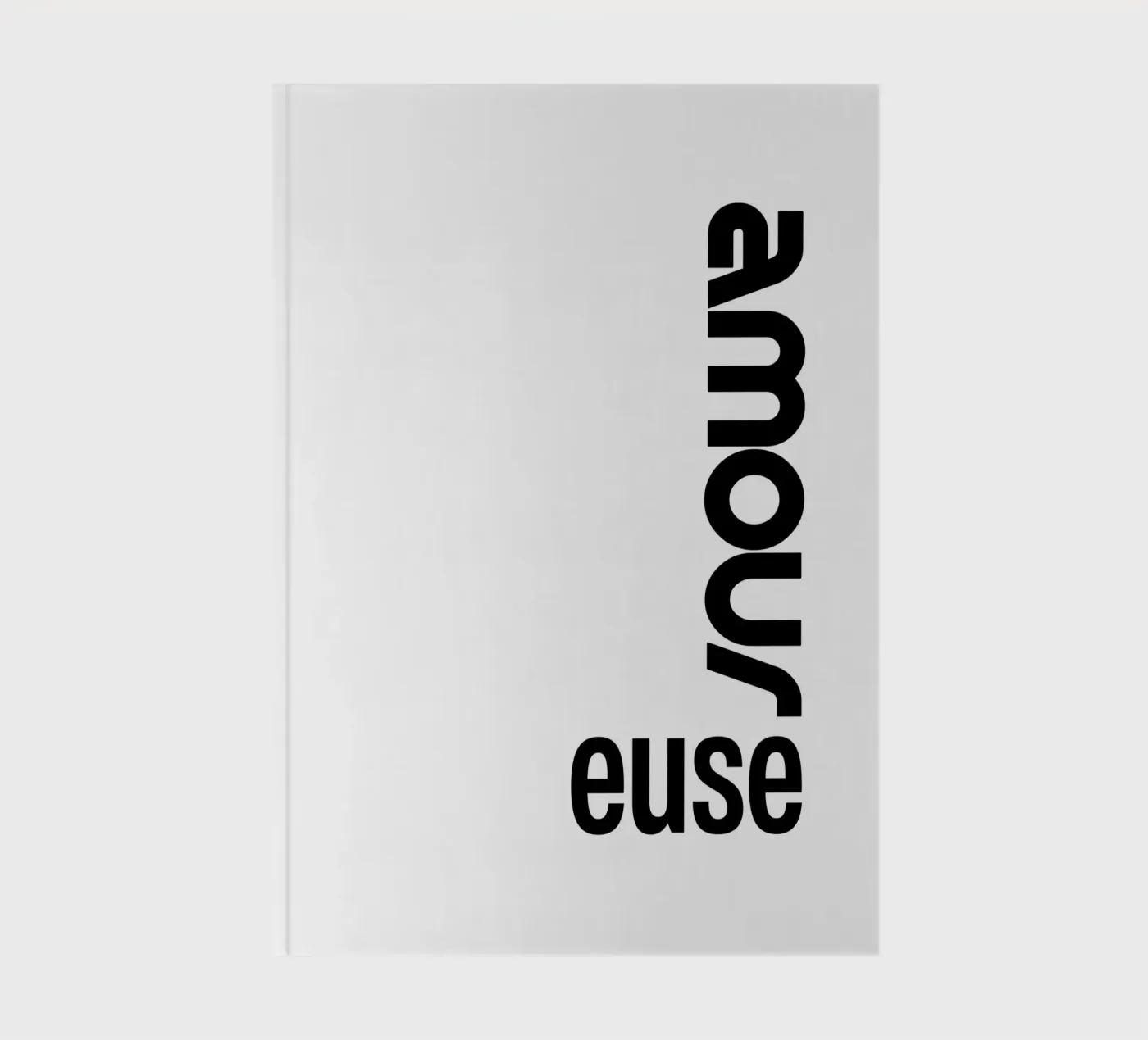 Amour Euse notebook by YV TYPOGRAPHY