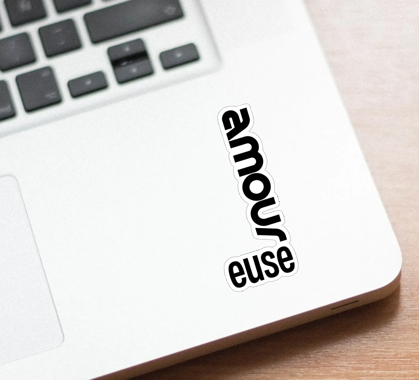 Amour Euse adesivo da YV TYPOGRAPHY