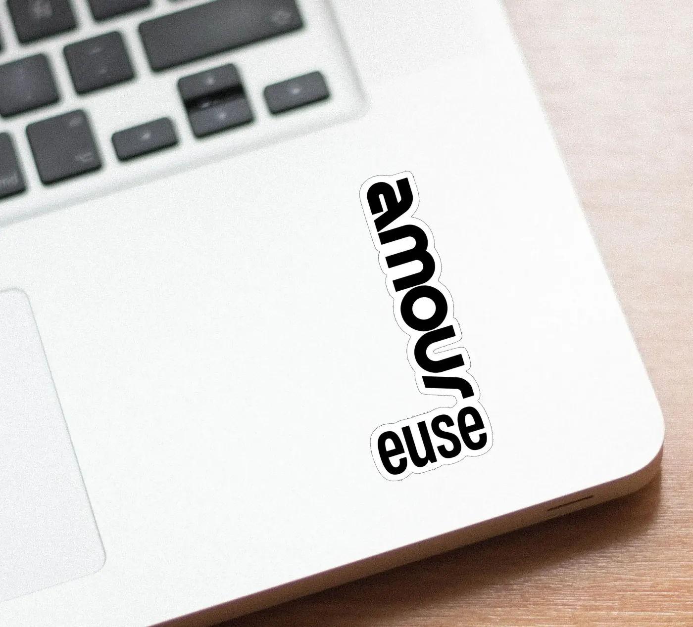 Amour Euse sticker by YV TYPOGRAPHY