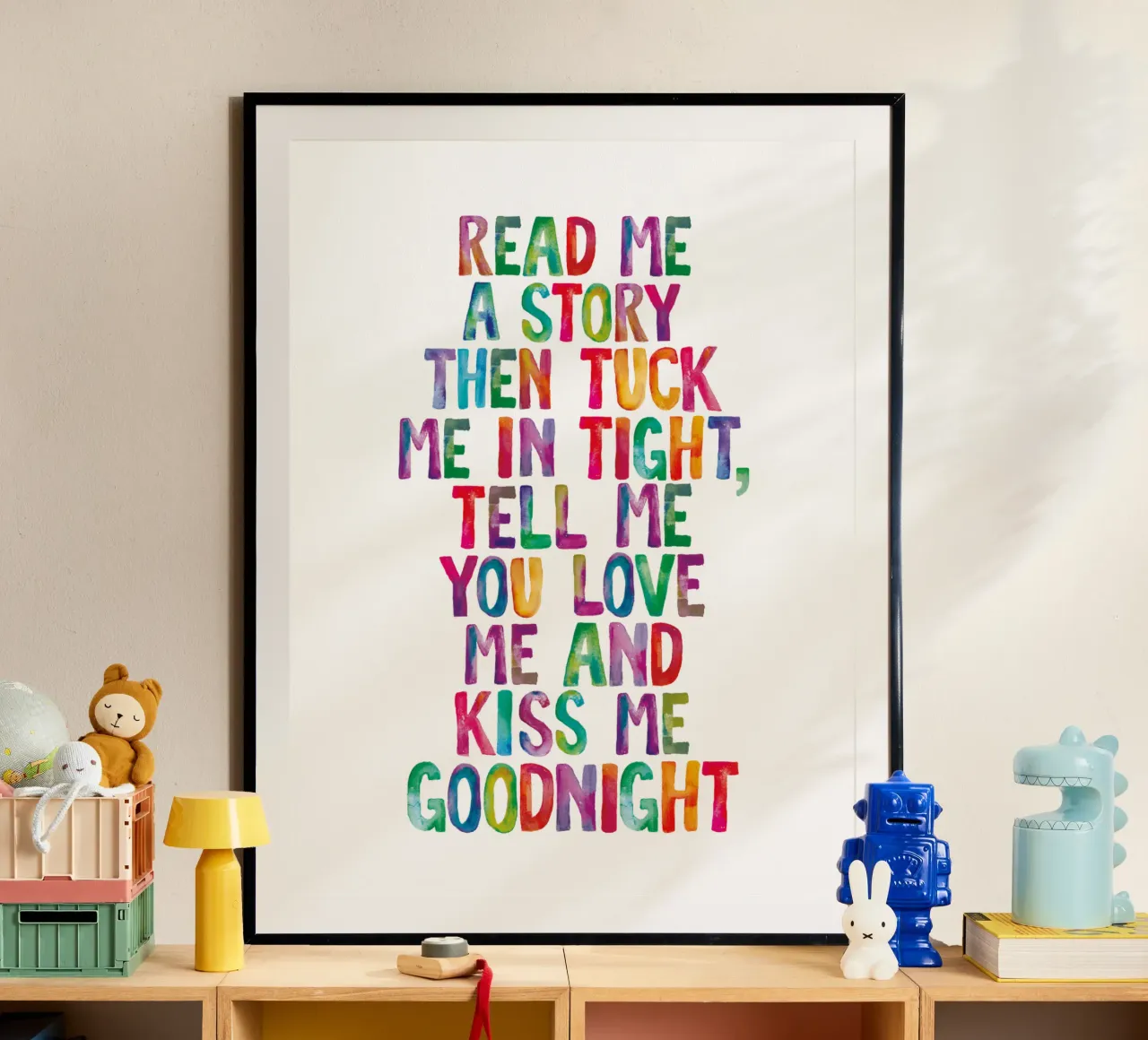 Lis-moi une histoire, puis borde-moi bien et dis-moi que tu m'aimes. poster de THE MOTIVATED TYPE