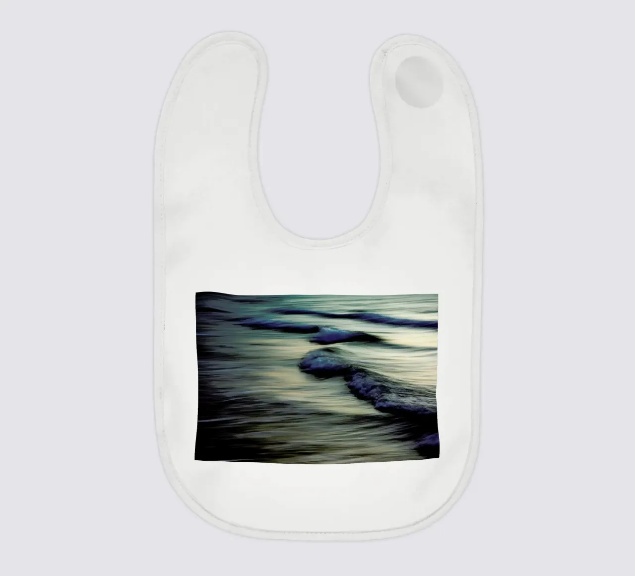 Waves baby bib by Tal Paz-Fridman