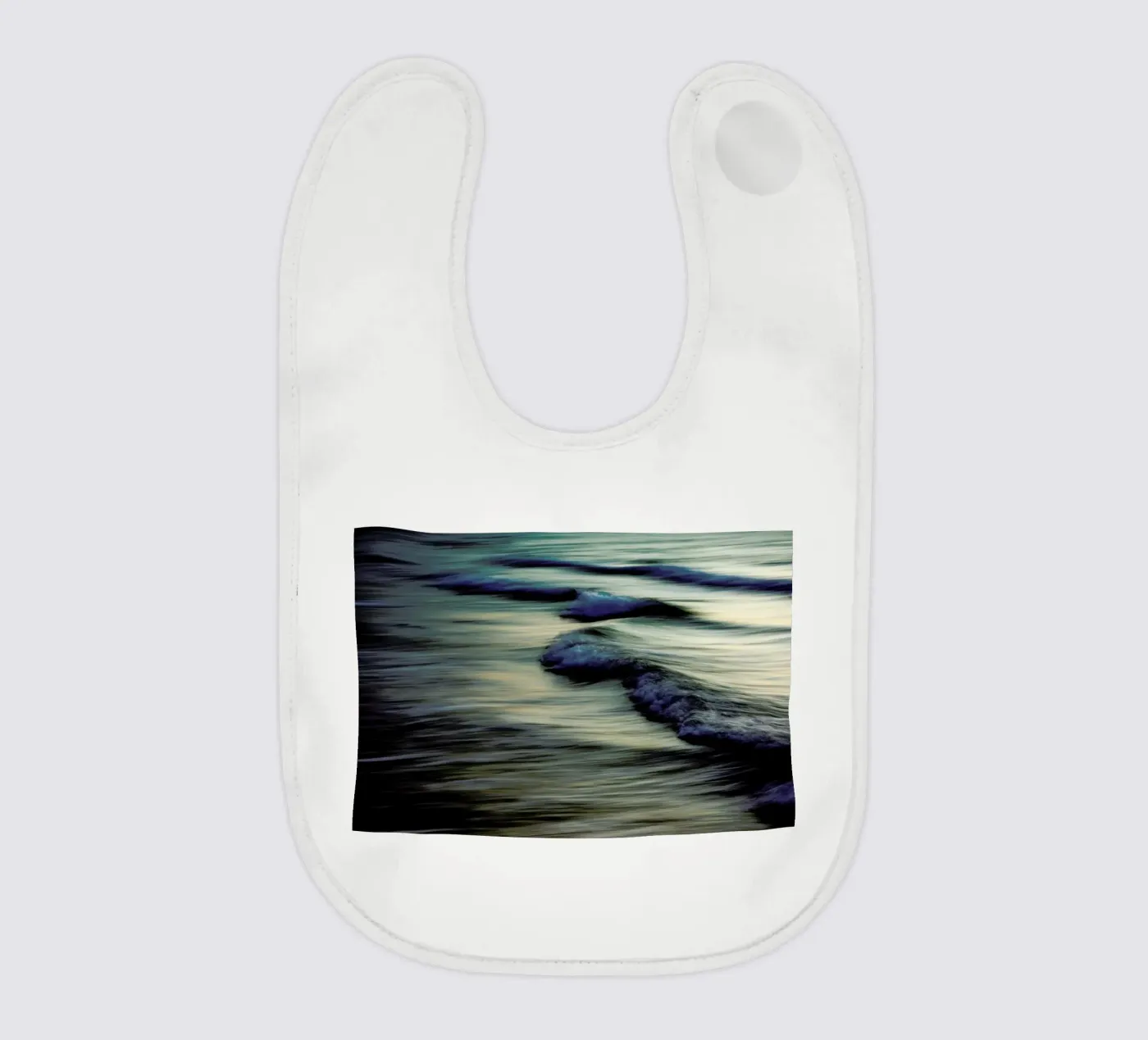Waves baby bib by Tal Paz-Fridman