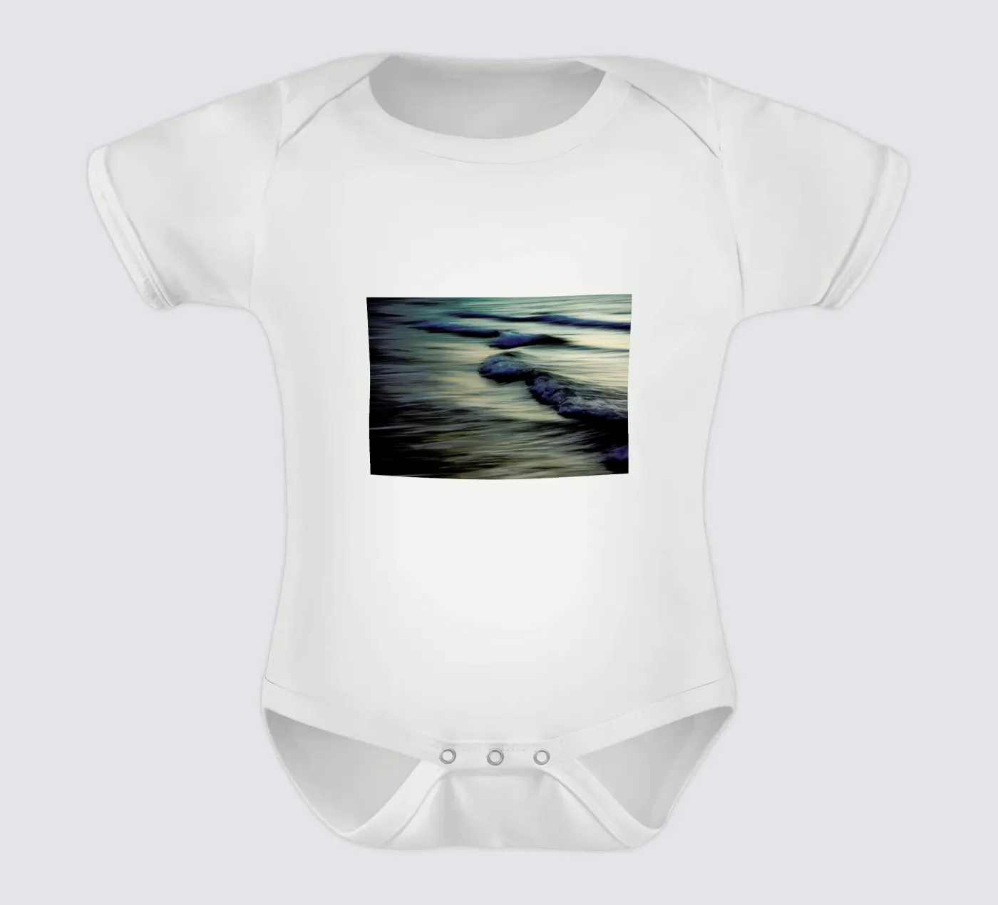 Waves Kurzarm Babybody von Tal Paz-Fridman