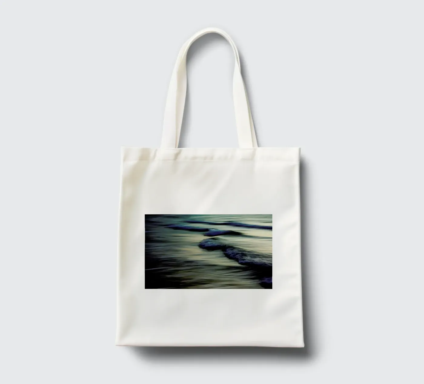 Waves tote bag by Tal Paz-Fridman