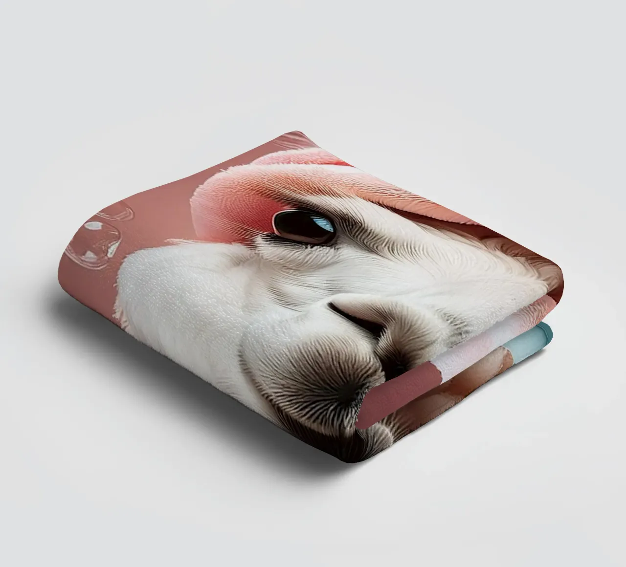 Relaxing Llama Bubble Bath - Fun and Quirky Wall Art towel by FlexiDesignsByK