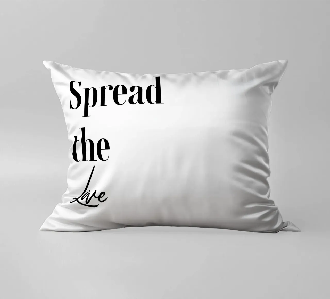Tipografia Spread The Love cuscino da YV TYPOGRAPHY