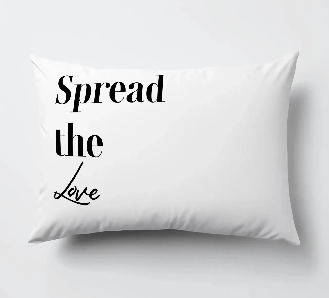 Tipografia Spread The Love cuscino da YV TYPOGRAPHY