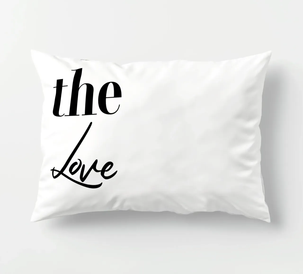 Tipografia Spread The Love cuscino da YV TYPOGRAPHY