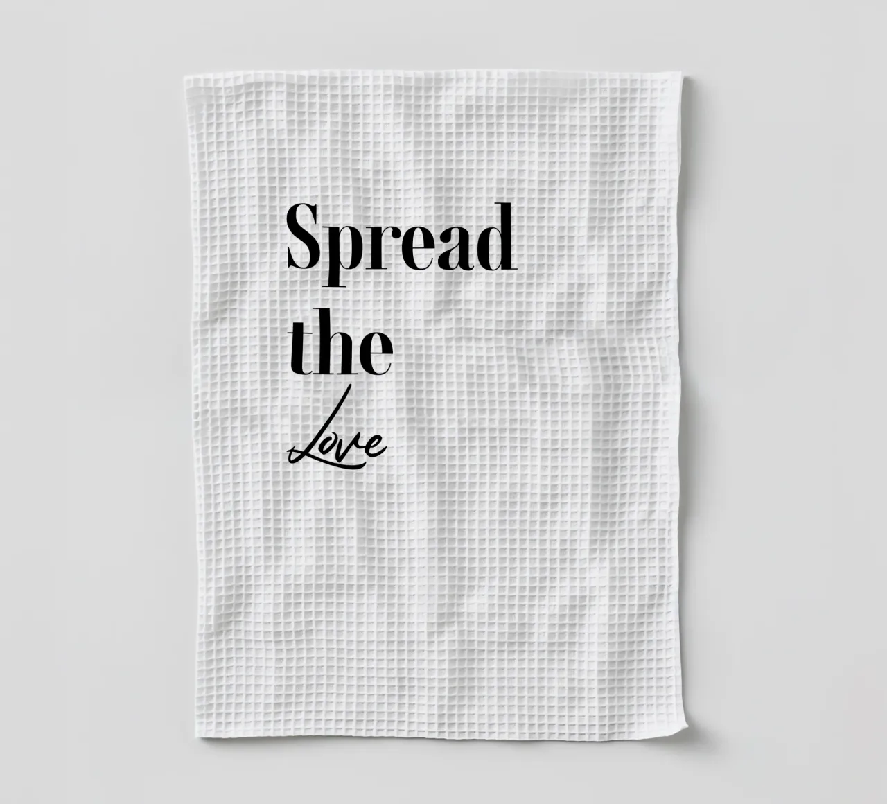 Tipografia Spread The Love canovaccio da cucina da YV TYPOGRAPHY