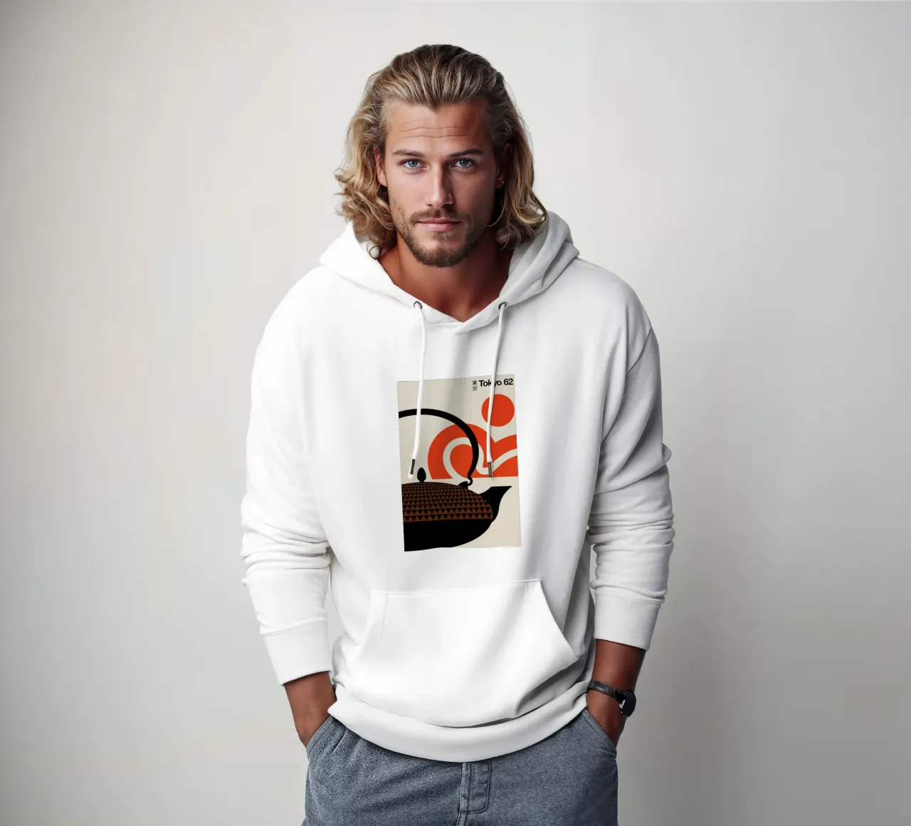 Tokyo felpa con cappuccio da Bo Lundberg