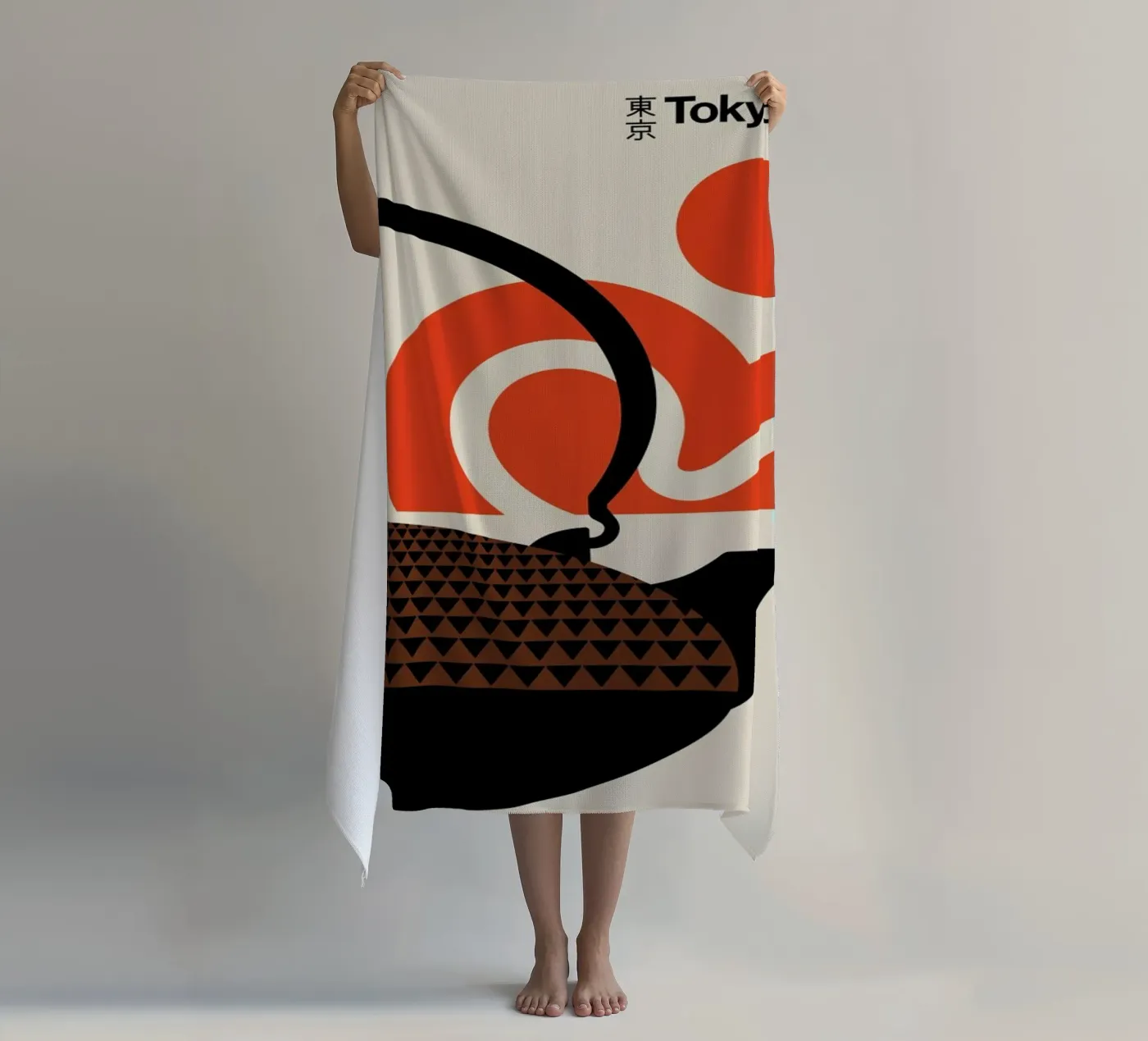 Tokyo Strandtuch von Bo Lundberg