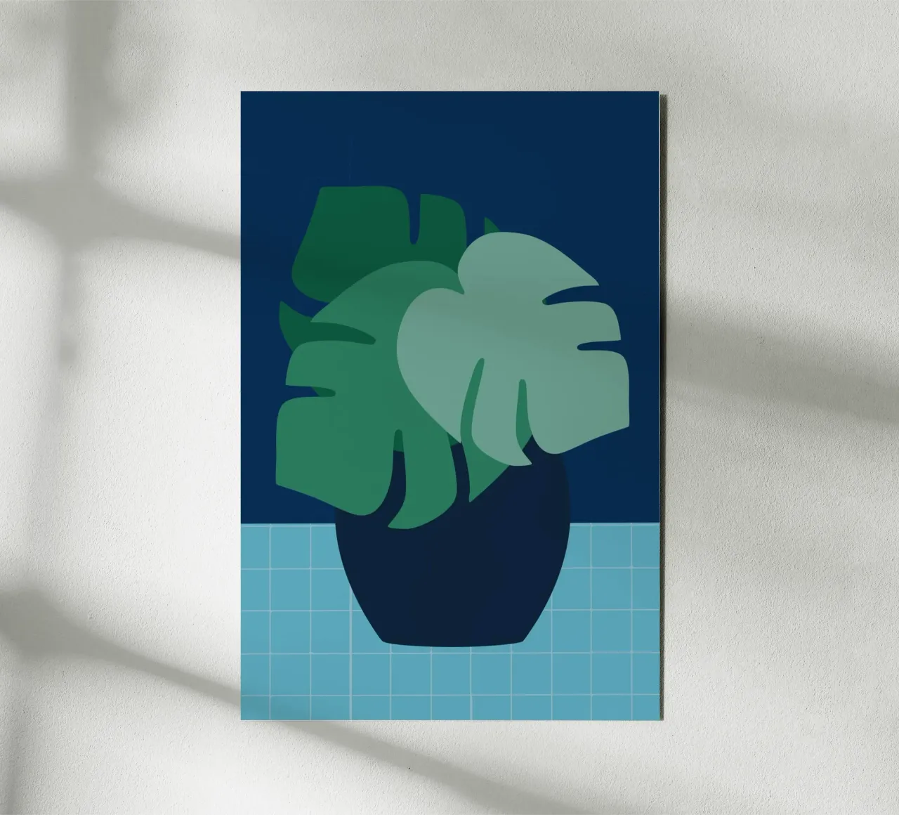 Monstera alluminio dibond da STUDIO 4H37