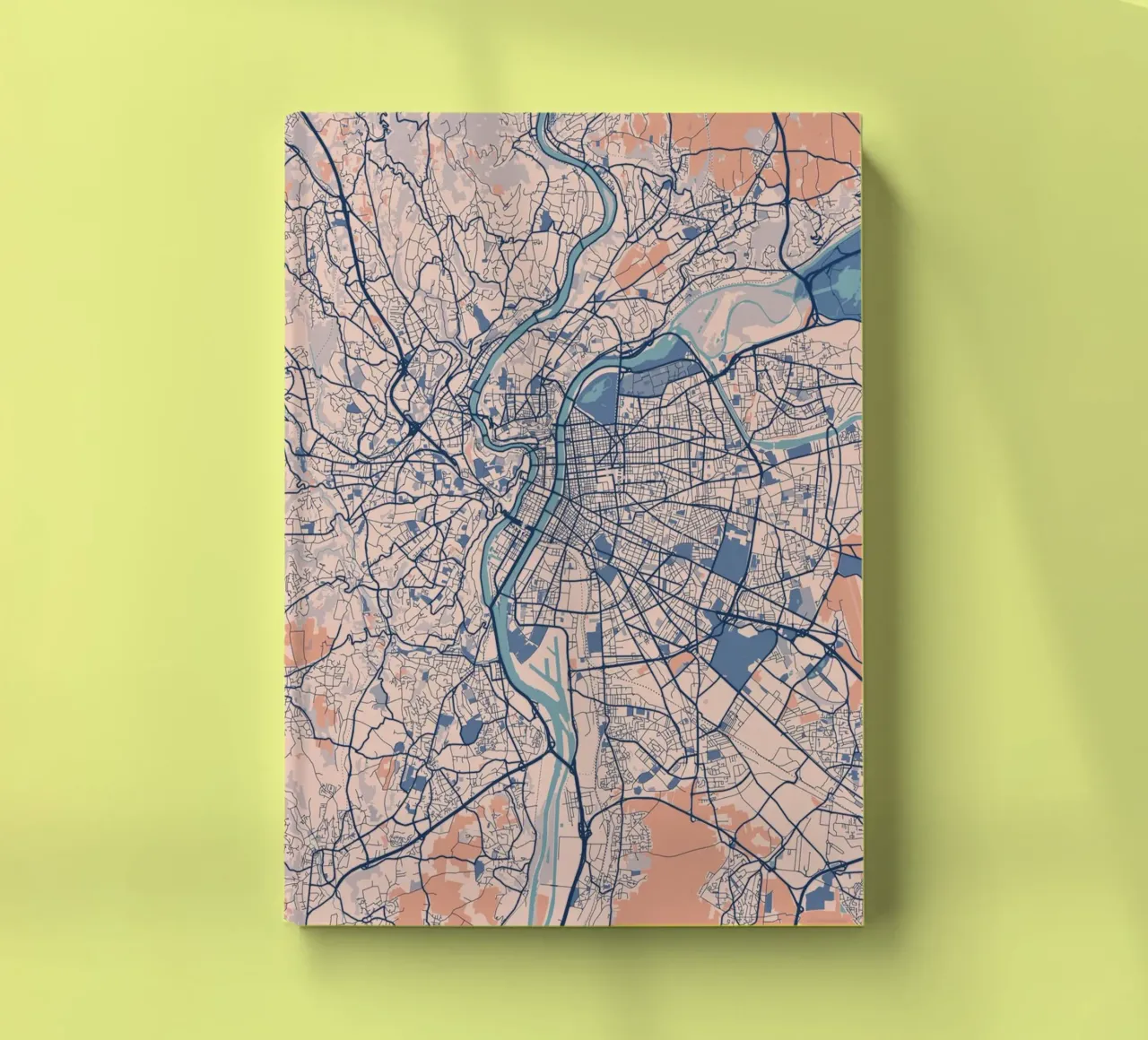 Lyon - Rhône Lines notebook by MOOODZART