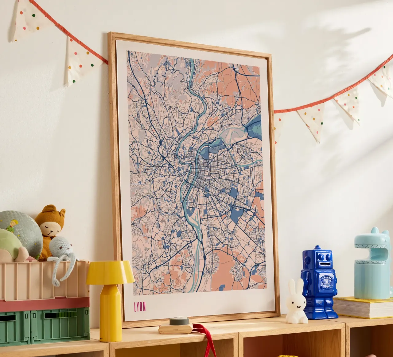 Lyon - Rhône Lines plexiglass da MOOODZART