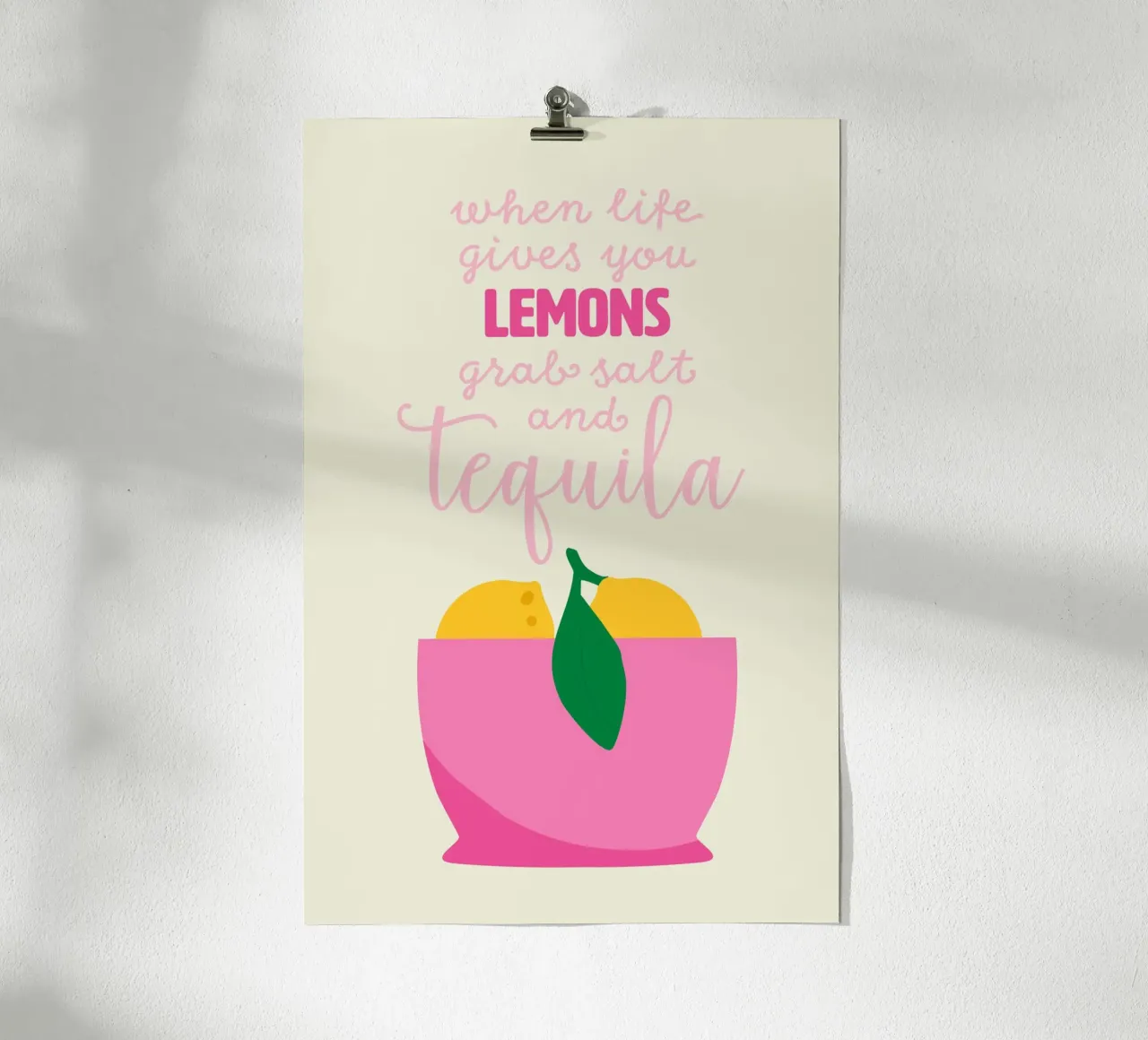 tequila rosa poster da STUDIO 4H37