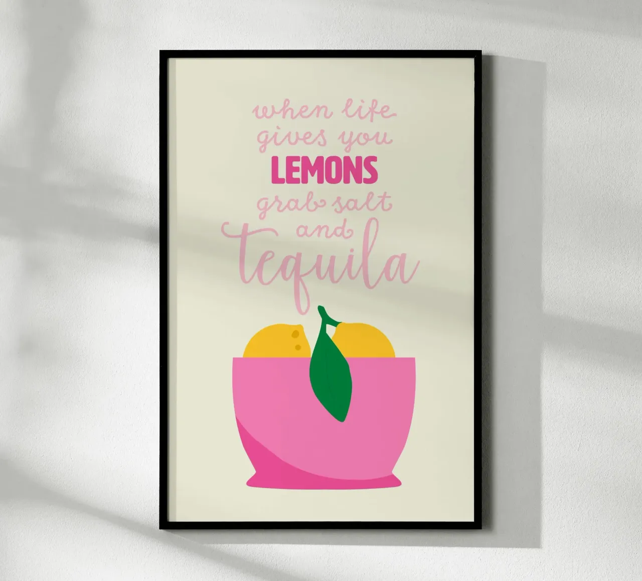 tequila rosa poster da STUDIO 4H37