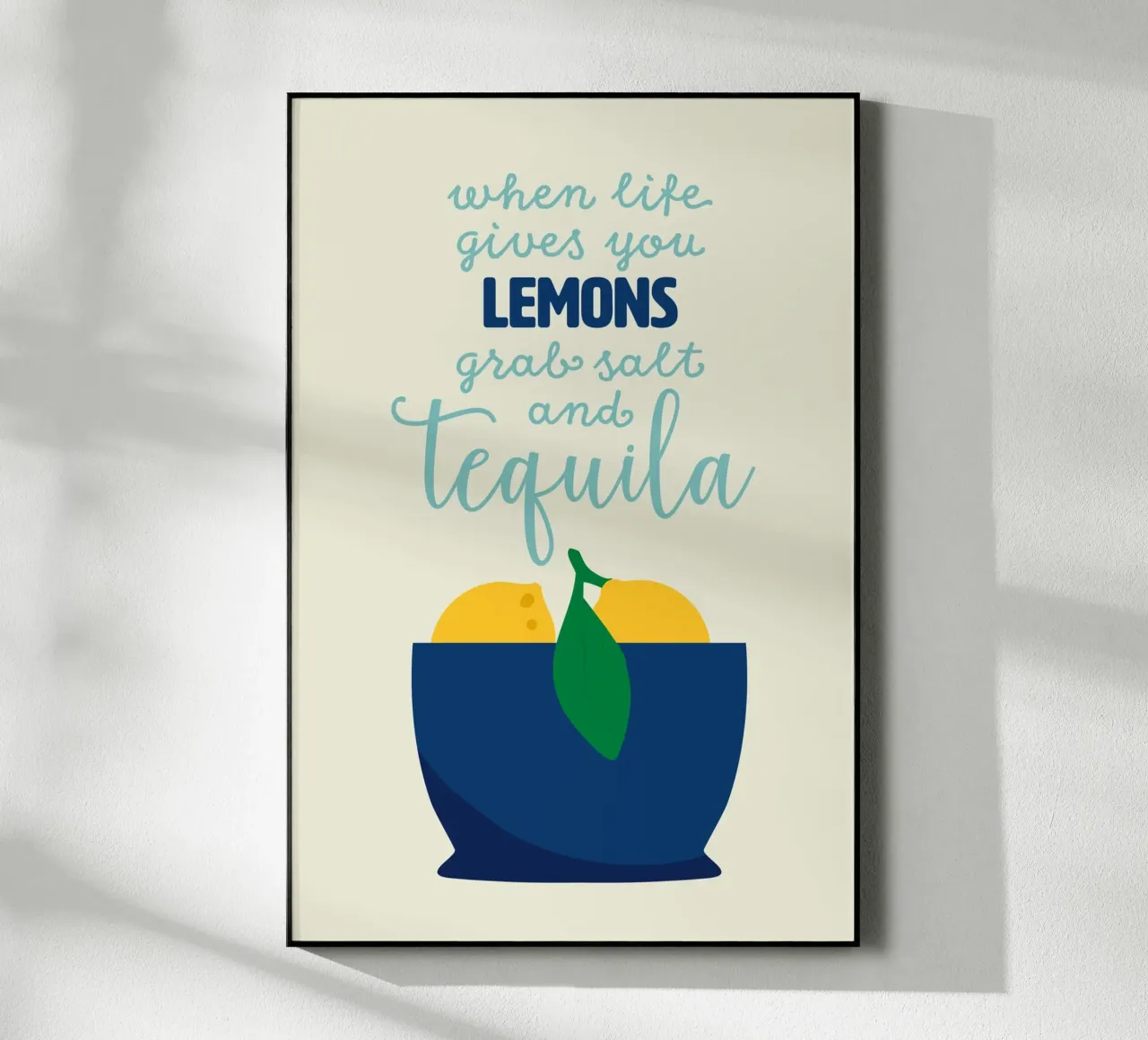 blue tequila acrylic glass by STUDIO 4H37