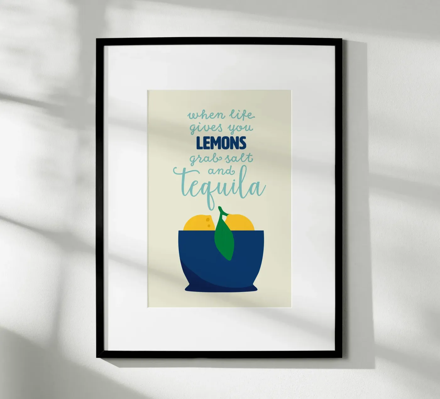 tequila blu poster da STUDIO 4H37