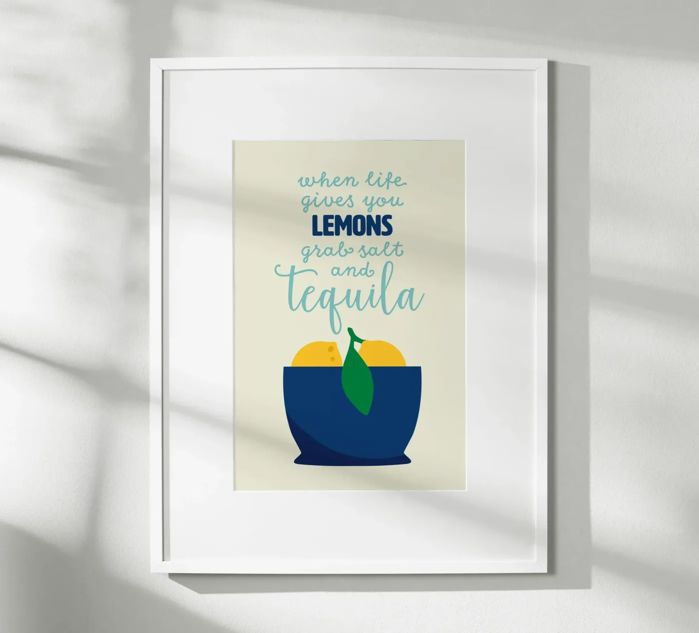 tequila blu poster da STUDIO 4H37