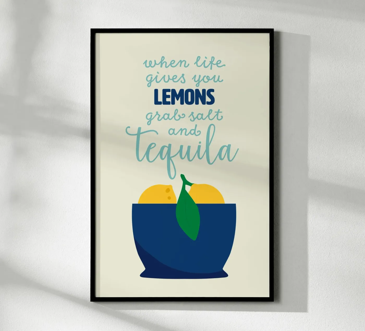 tequila blu poster da STUDIO 4H37