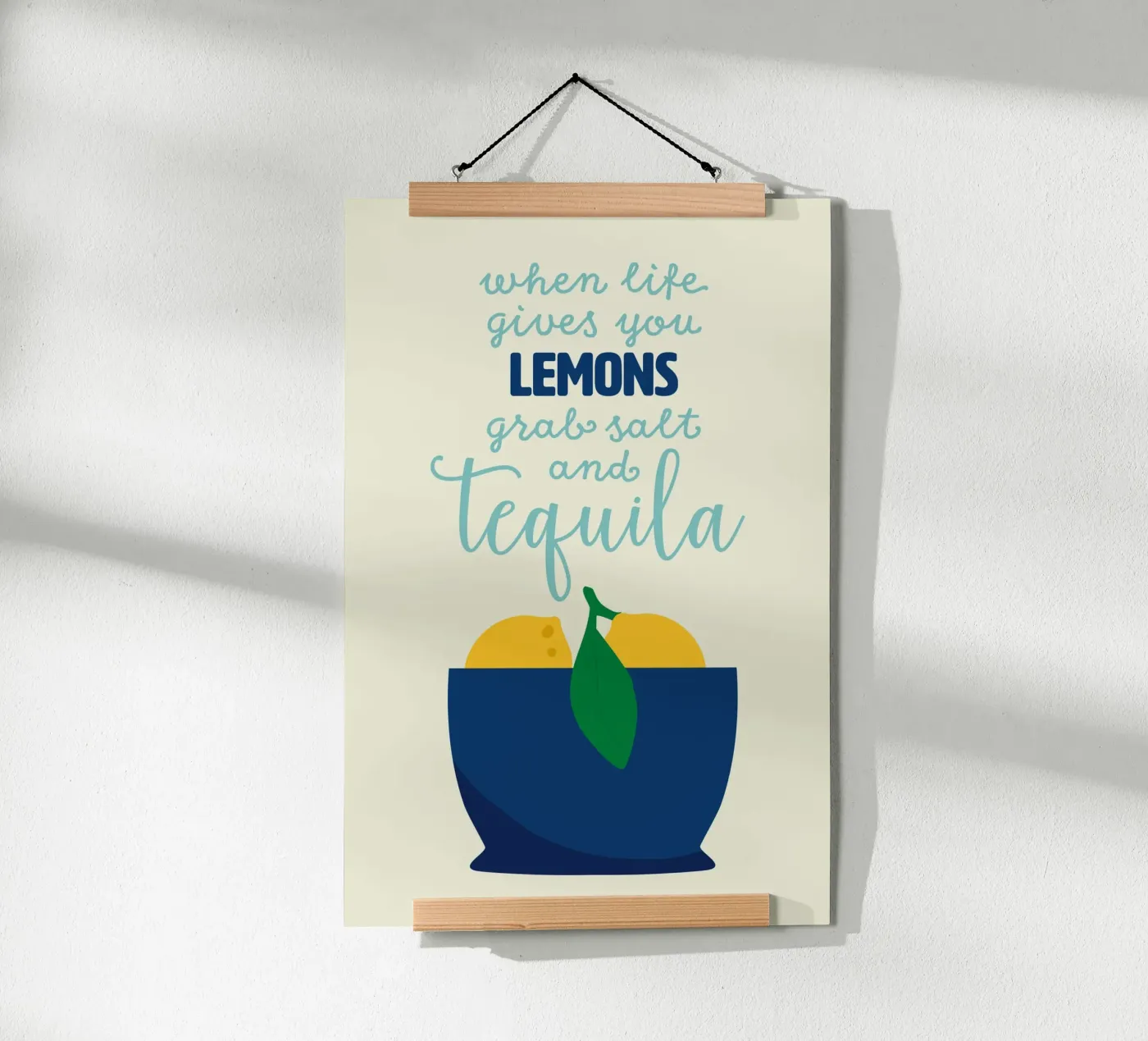 tequila blu poster da STUDIO 4H37