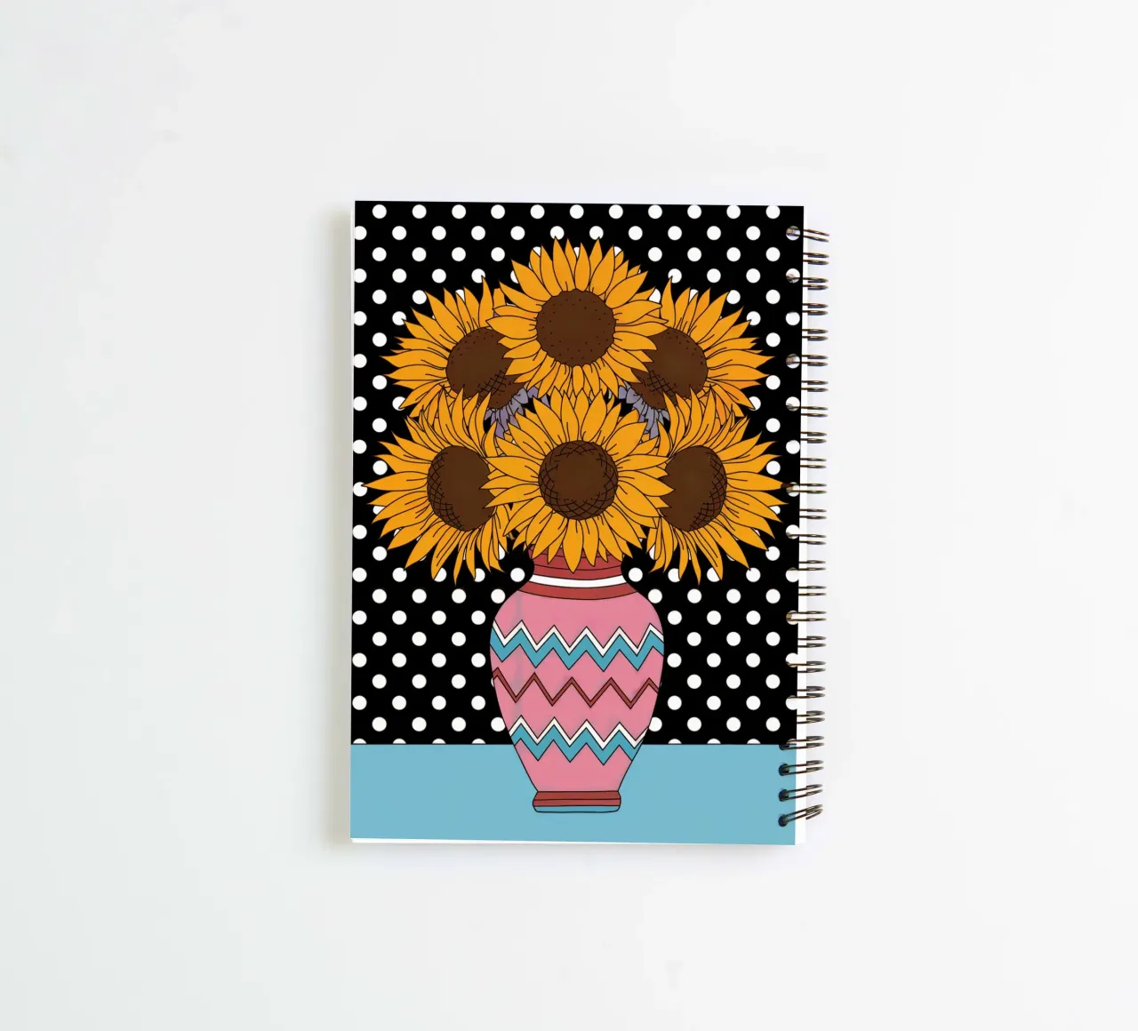 Sunshine and Polka Dots spiral notebook by logic