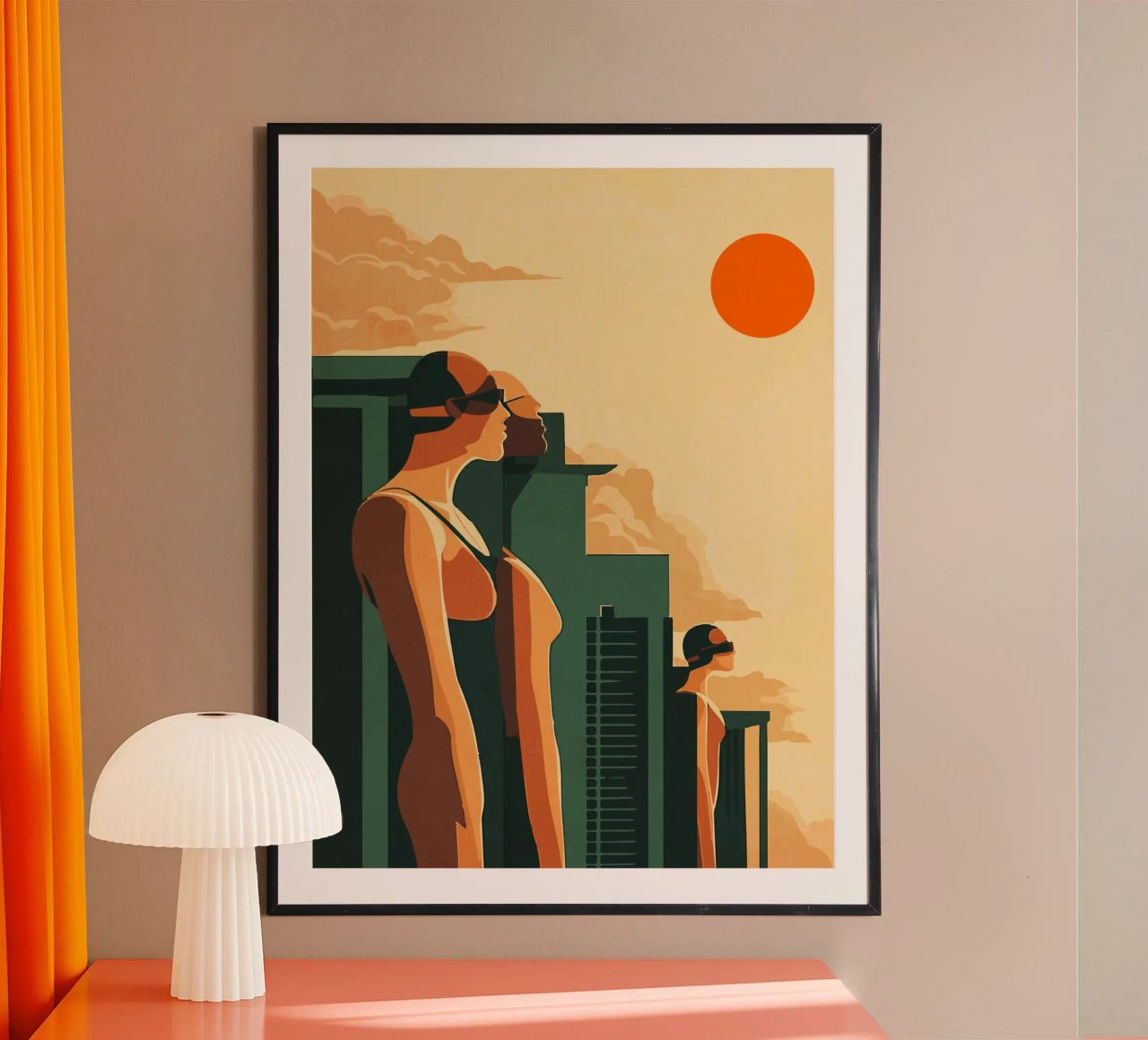 Italian beach Year IX poster by LaylaOzFun