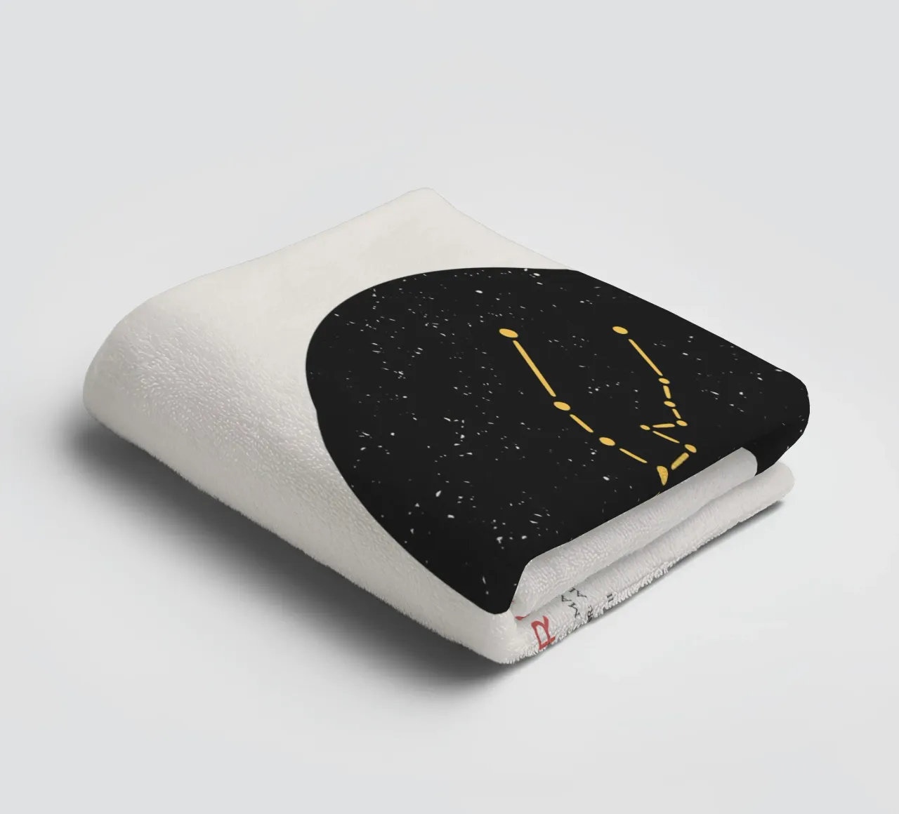 Tauro - Constelación del zodíaco toalla de baño de Vintagrafica
