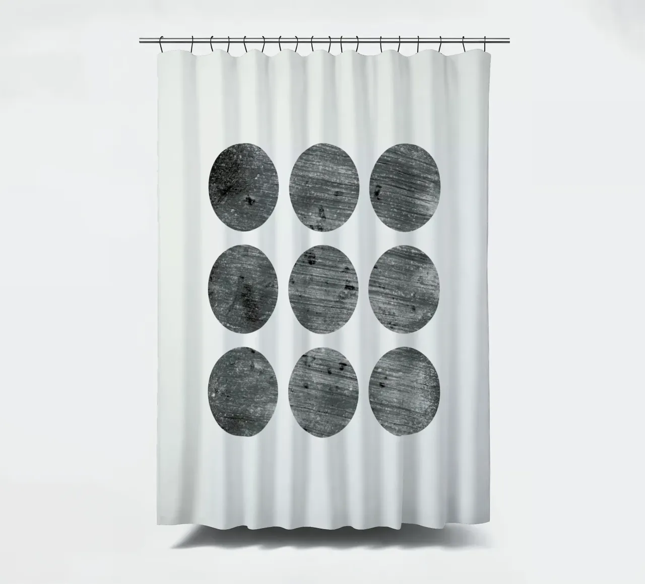 Alignment shower curtain by Bryon S. White