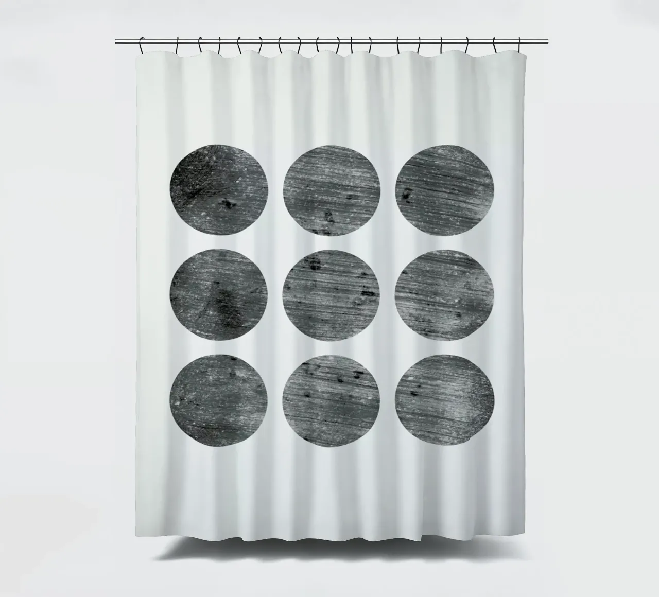 Alignment shower curtain by Bryon S. White