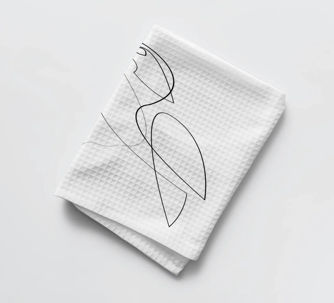 Martin pescatore - uccello a una linea canovaccio da cucina da Addillum