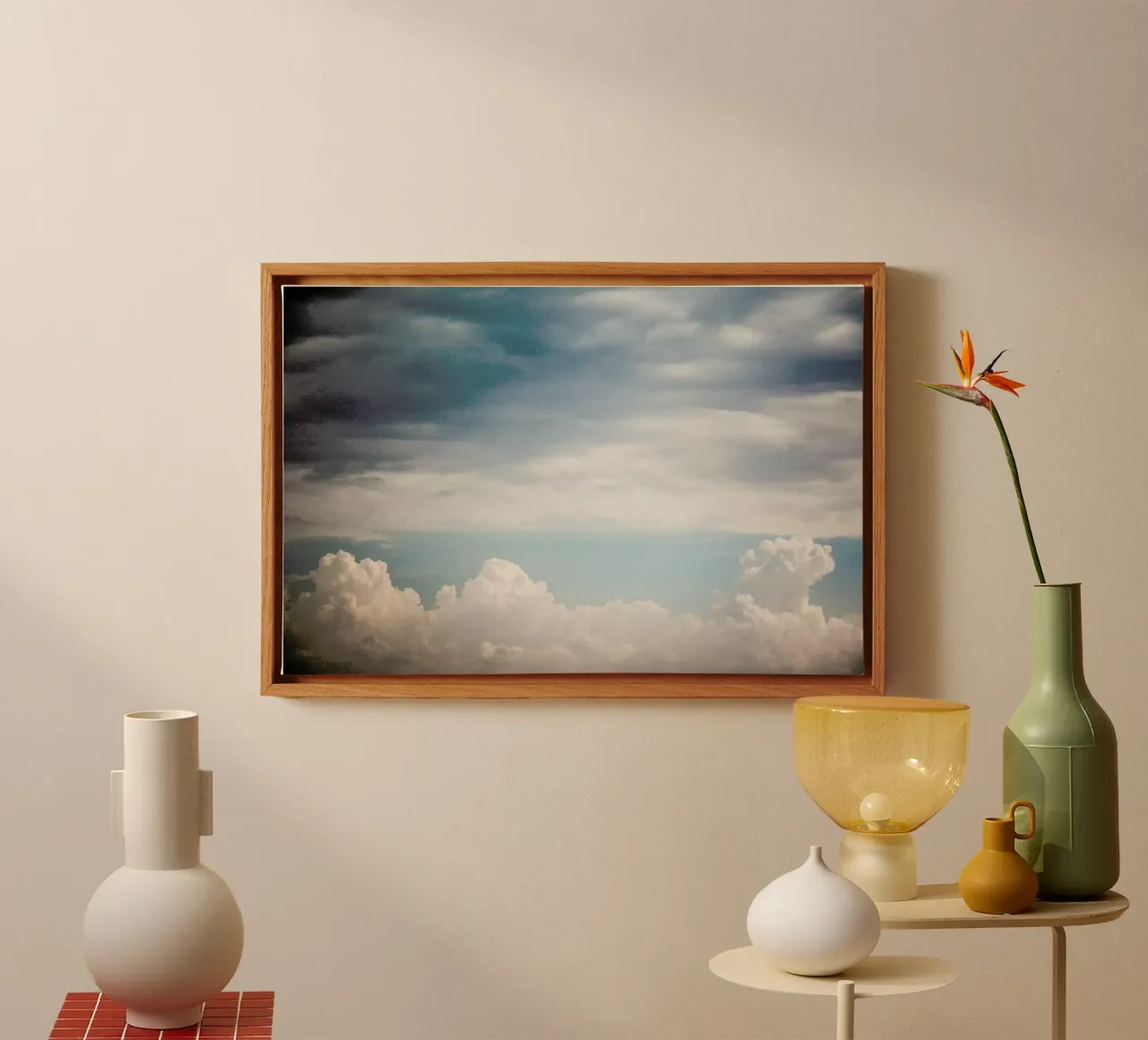 Autumn Clouds tela con Cornice a cassetta da Tal Paz-Fridman