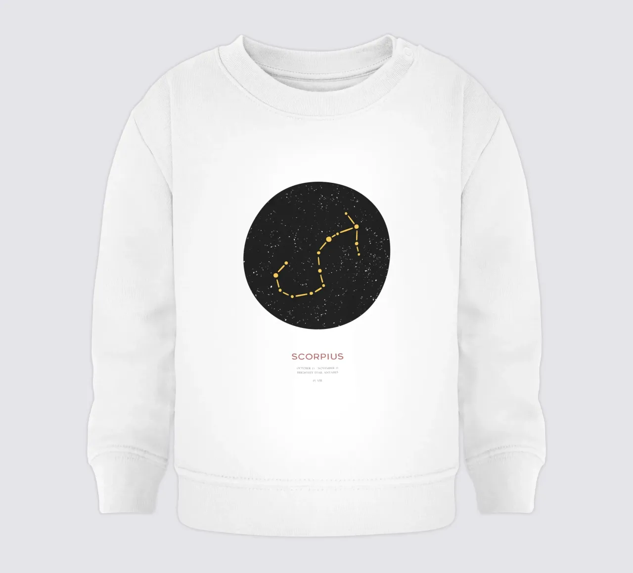 Scorpion - Constellation du zodiaque sweat pour bébé de Vintagrafica