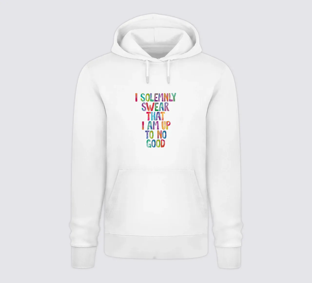 Giuro solennemente che non sto combinando nulla di buono Regenbogen Design felpa con cappuccio da THE MOTIVATED TYPE