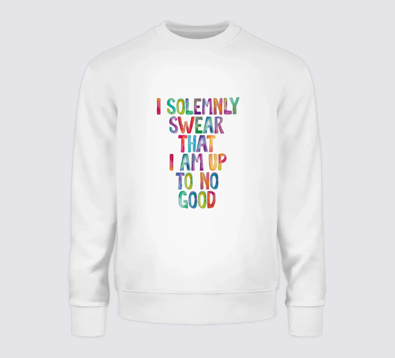 Giuro solennemente che non sto combinando nulla di buono Regenbogen Design felpa da THE MOTIVATED TYPE