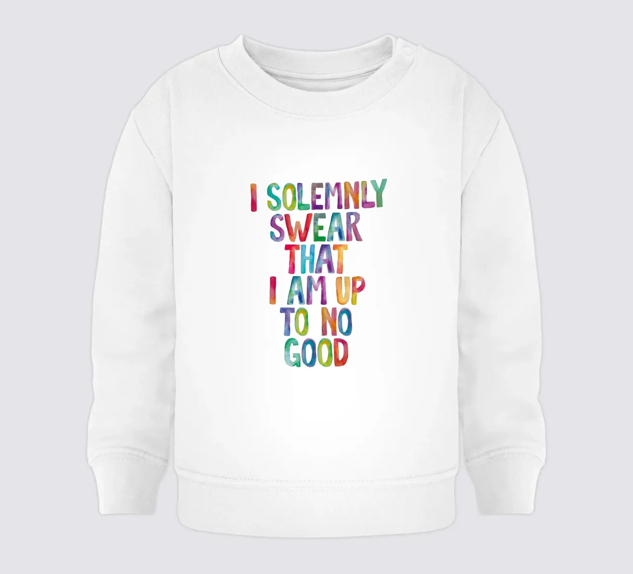 Giuro solennemente che non sto combinando nulla di buono Regenbogen Design felpa neonato da THE MOTIVATED TYPE