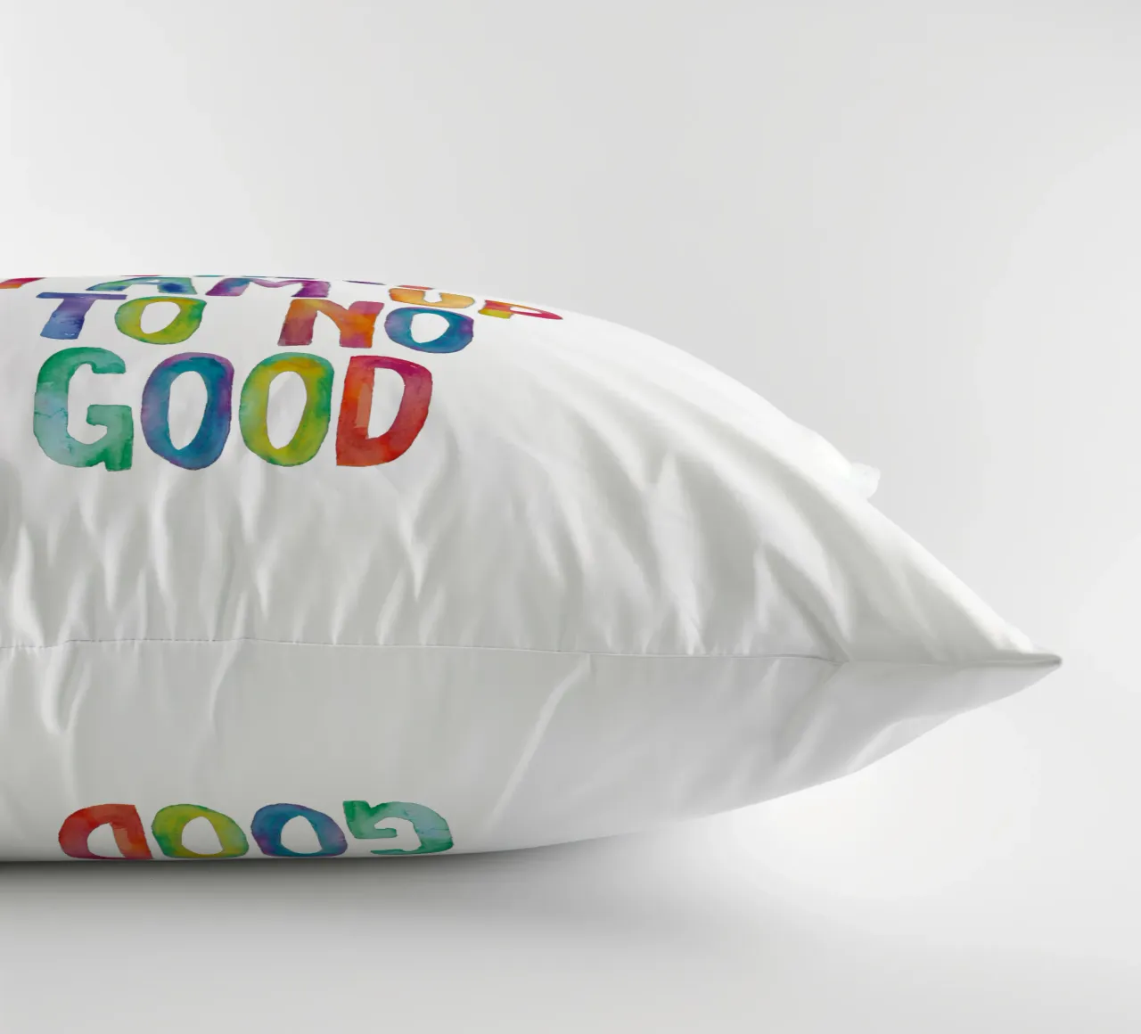 Giuro solennemente che non sto combinando nulla di buono Regenbogen Design cuscino da THE MOTIVATED TYPE