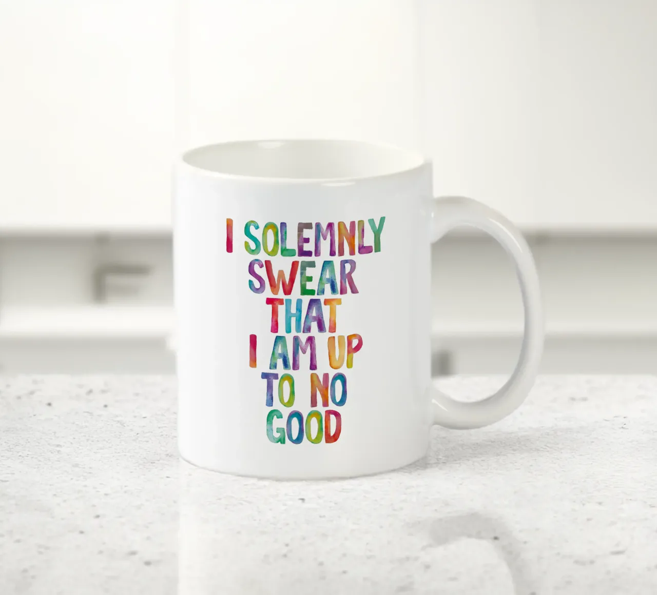 Giuro solennemente che non sto combinando nulla di buono Regenbogen Design tazza in ceramica da THE MOTIVATED TYPE