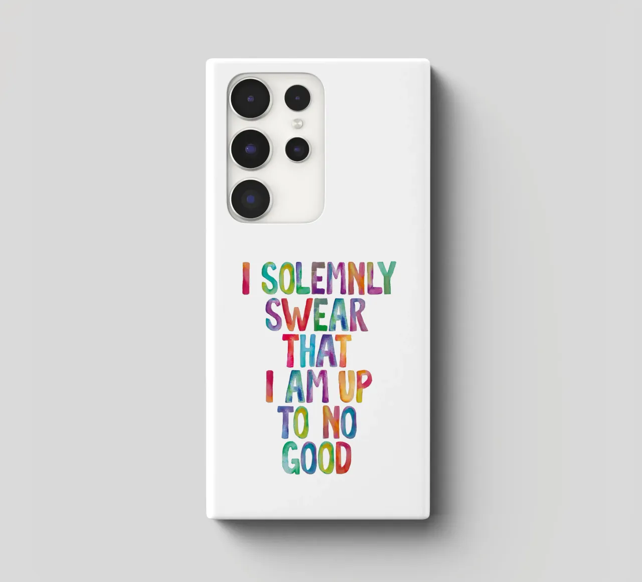 Giuro solennemente che non sto combinando nulla di buono Regenbogen Design cover samsung da THE MOTIVATED TYPE