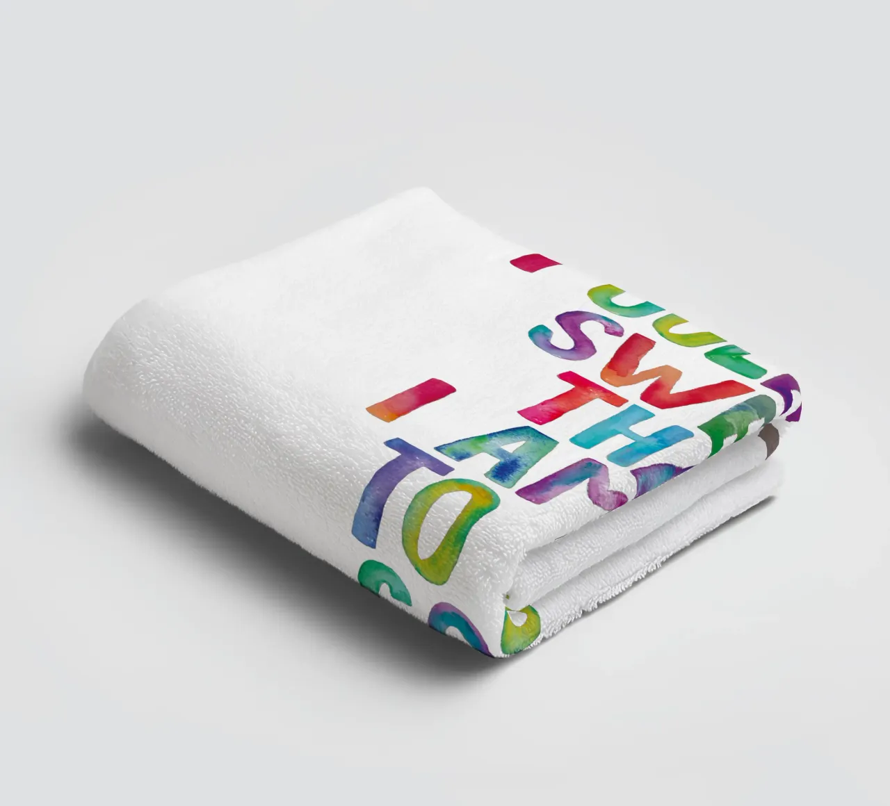 Giuro solennemente che non sto combinando nulla di buono Regenbogen Design asciugamano da bagno da THE MOTIVATED TYPE