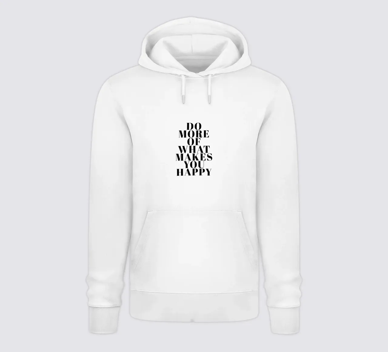 Do More of What Makes You Happy felpa con cappuccio da Typo Designs