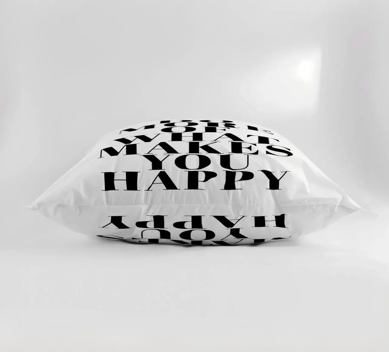 Do More of What Makes You Happy cuscino da Typo Designs