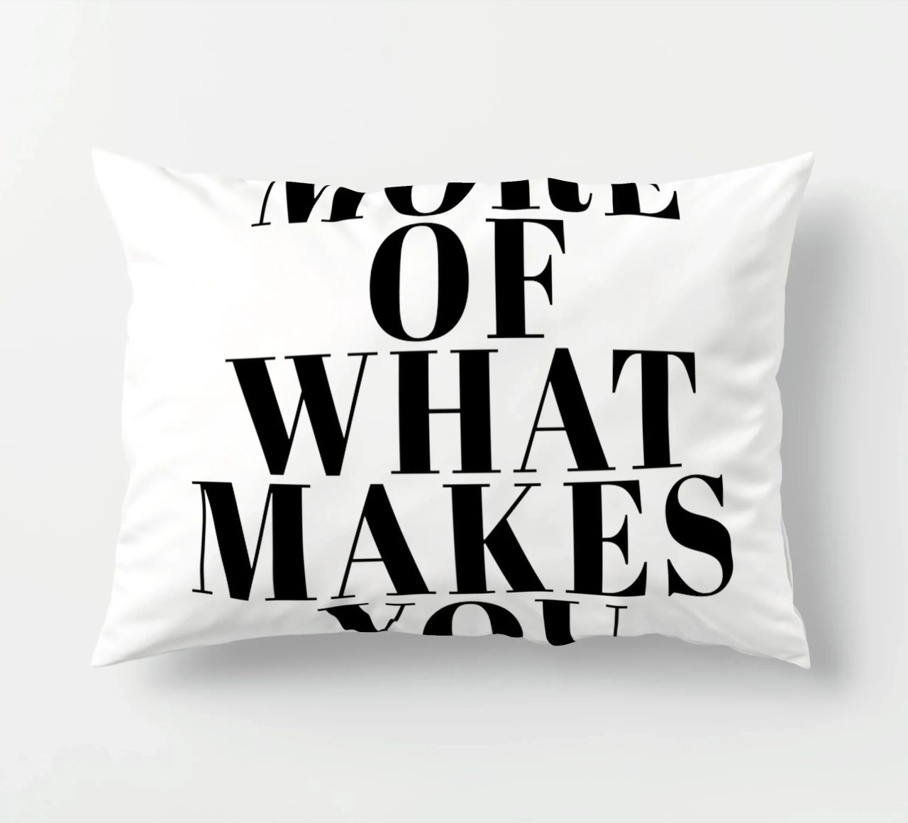 Do More of What Makes You Happy cuscino da Typo Designs