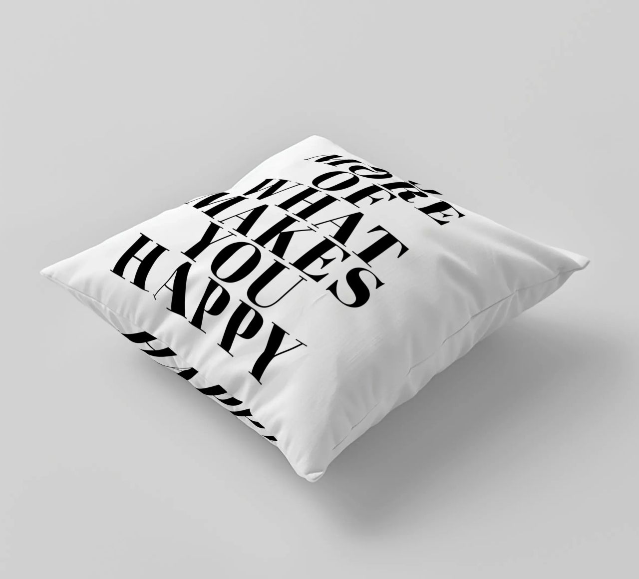Do More of What Makes You Happy cuscino da Typo Designs
