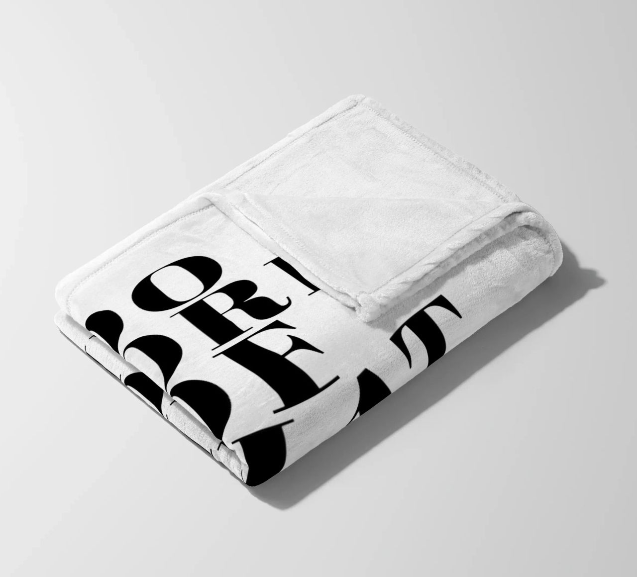 Do More of What Makes You Happy Fleecedecke von Typo Designs