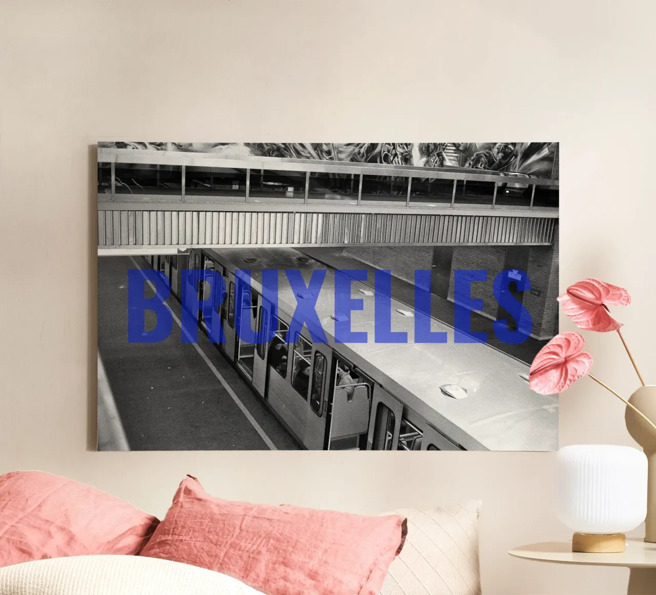 BruxellesMetro2 tela con Cornice a cassetta da DragonFly