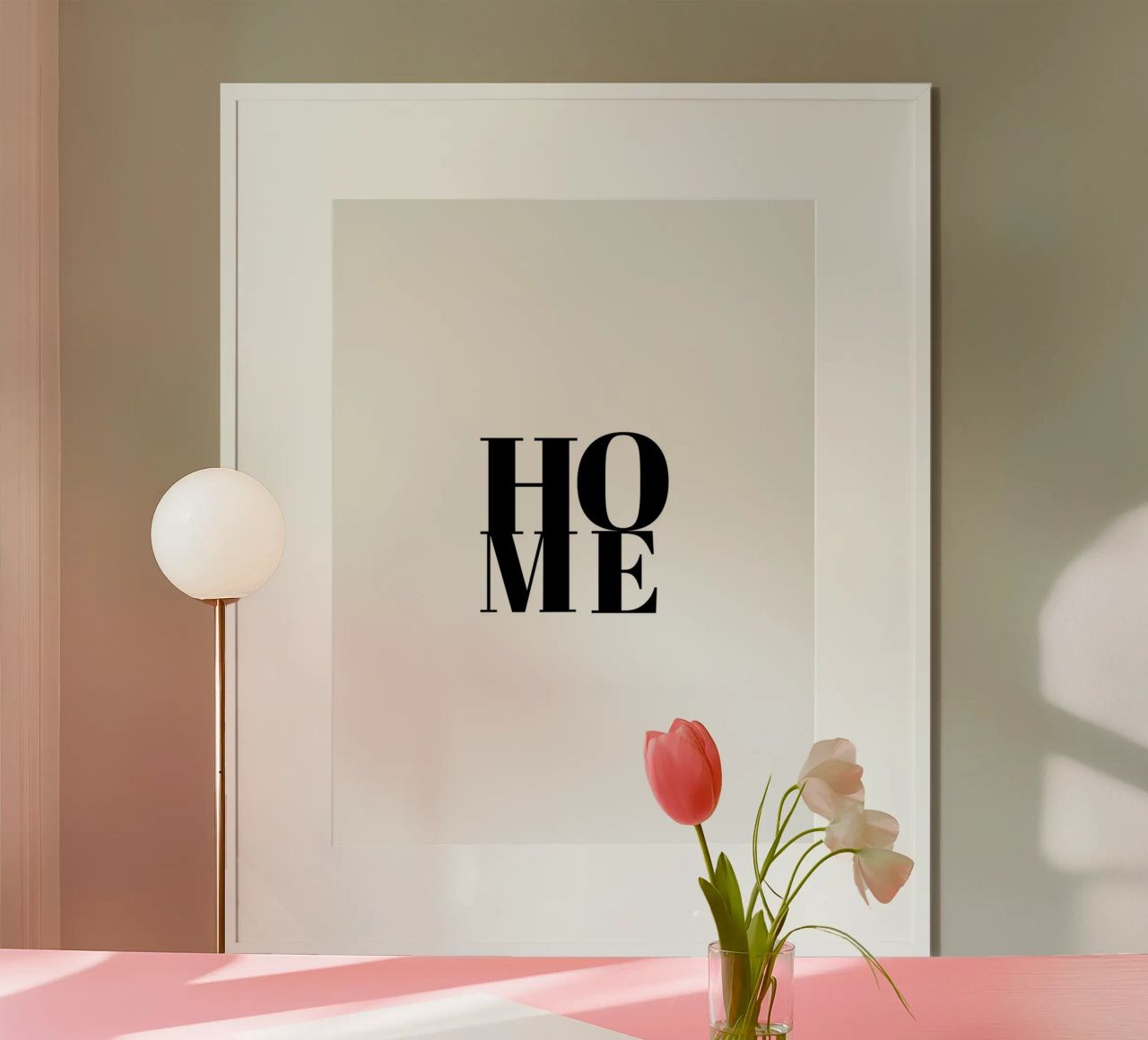 Home Typografie Poster von Typo Designs