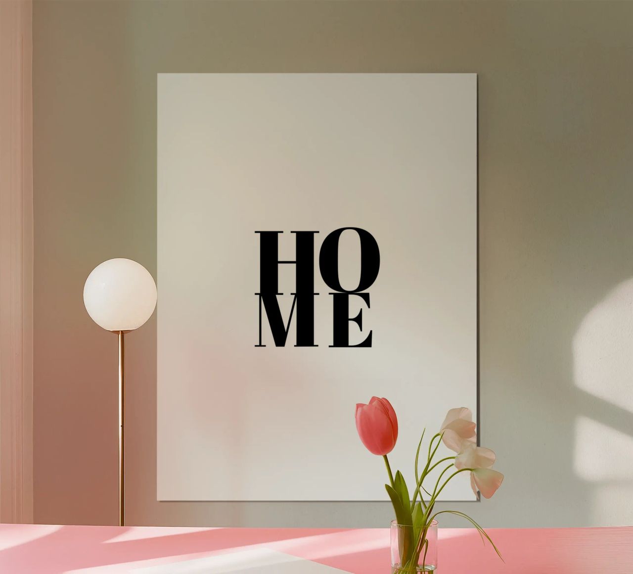 Home Typografie Poster von Typo Designs