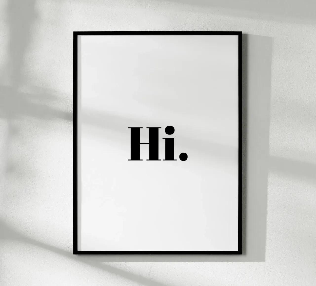 Hi minimalistisch hahnemühle by Typo Designs