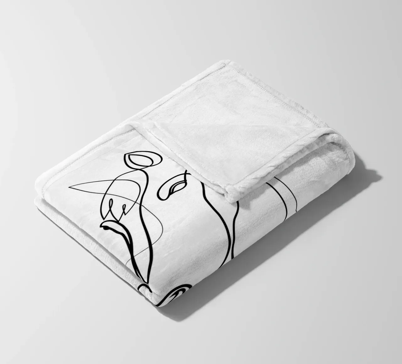 Fiducia - one line horse coperta in pile da Addillum